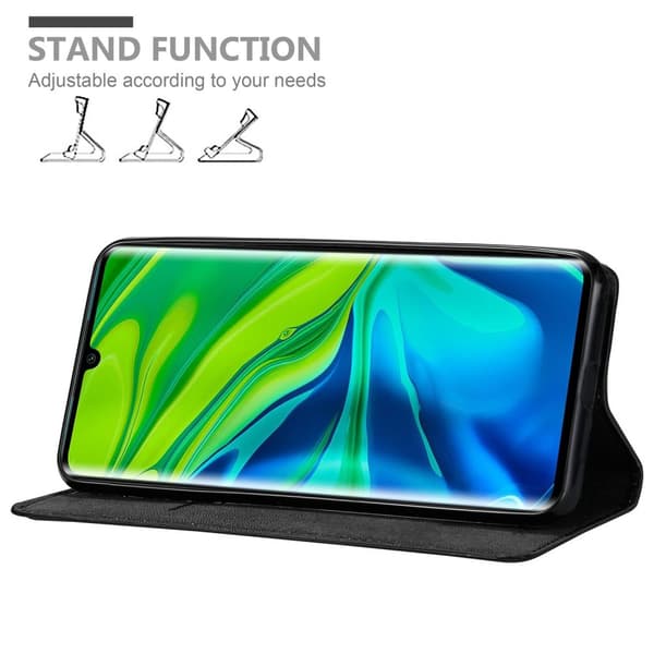 Xiaomi Mi NOTE 10 Suojakotelo Suojakuori Lompakkokotelo Matkapuhelinkotelo jossa magneettisuljenta, jalusta-toiminto ja korttitasku