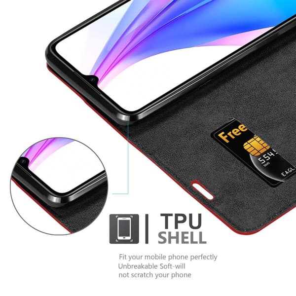 Xiaomi RedMi NOTE 8T Fodral Skal Plånboksfodral Case med magnetisk stängning, ståfunktion och kortficka