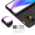 Pikkukuva 5 / 8: Xiaomi RedMi NOTE 8T Suojakotelo Suojakuori Lompakkokotelo Matkapuhelinkotelo jossa magneettisuljenta, jalusta-toiminto ja korttitasku