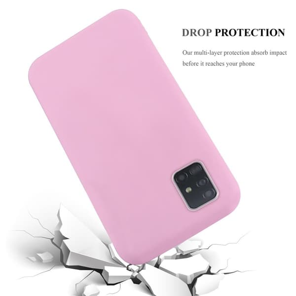Samsung Galaxy A72 4G / 5G Skal Fodral Case Cover Mobilskydd av flexibelt TPU-silikon