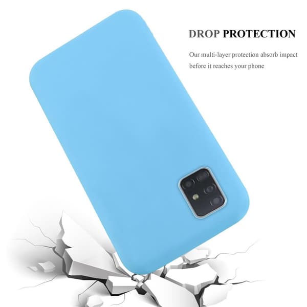 Samsung Galaxy A72 4G / 5G Skal Fodral Case Cover Mobilskydd av flexibelt TPU-silikon