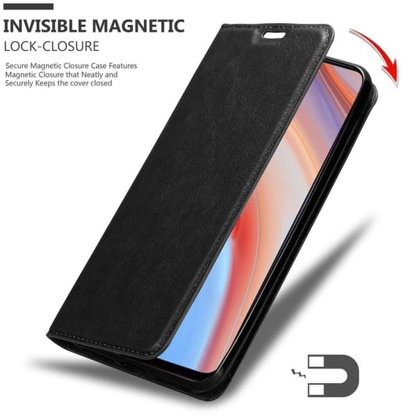 Oppo Reno4 Suojakotelo Suojakuori Lompakkokotelo Matkapuhelinkotelo jossa magneettisuljenta, jalusta-toiminto ja korttitasku