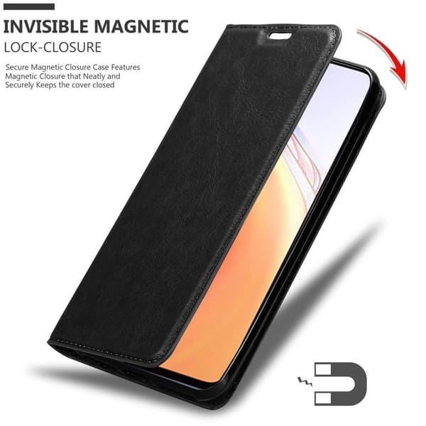 Lommebokdeksel til Xiaomi Mi 10T / Mi 10T PRO Deksel med magnetisk lukking, stativfunksjon og kortlomme