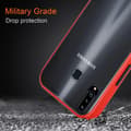 Miniatyrbilde 5 av 7: Deksel for Samsung Galaxy A20s med TPU-silikon på innsiden og matt plast på baksiden