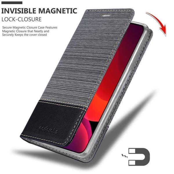 Deksel til iPhone 12 PRO MAX Lommebokdeksel med magnetisk lukking, stativfunksjon og kortlomme