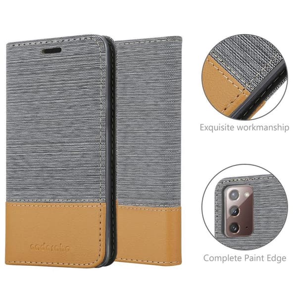 Samsung Galaxy NOTE 20 Skal Plånboksfodral med magnetisk stängning, ståfunktion och kortficka