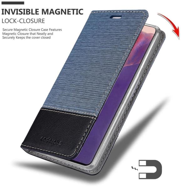 Samsung Galaxy NOTE 20 Skal Plånboksfodral med magnetisk stängning, ståfunktion och kortficka