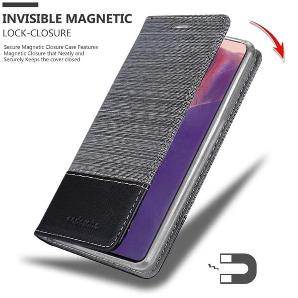 Samsung Galaxy NOTE 20 Skal Plånboksfodral med magnetisk stängning, ståfunktion och kortficka