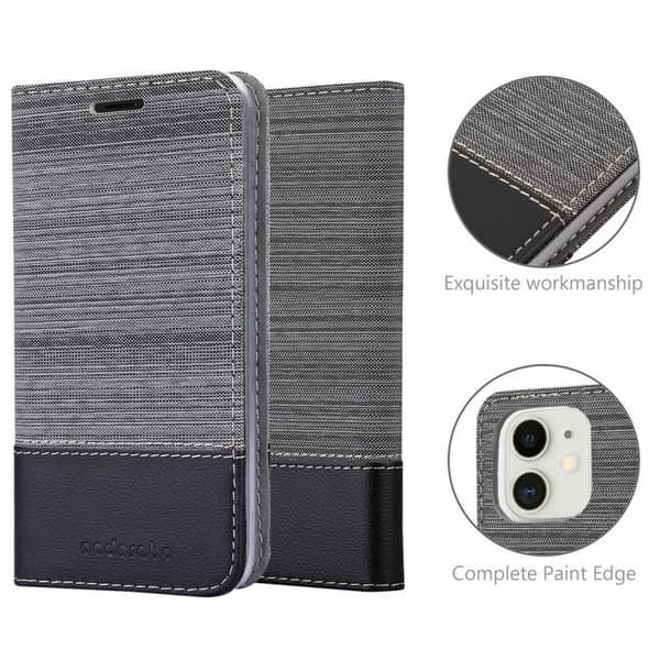 iPhone 12 MINI Skal Plånboksfodral med magnetisk stängning, ståfunktion och kortficka