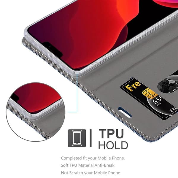 iPhone 12 MINI Skal Plånboksfodral med magnetisk stängning, ståfunktion och kortficka