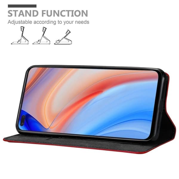 Oppo Reno4 PRO Suojakotelo Suojakuori Lompakkokotelo Matkapuhelinkotelo jossa magneettisuljenta, jalusta-toiminto ja korttitasku