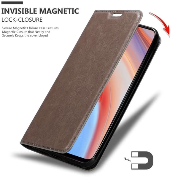 Oppo Reno4 PRO Suojakotelo Suojakuori Lompakkokotelo Matkapuhelinkotelo jossa magneettisuljenta, jalusta-toiminto ja korttitasku