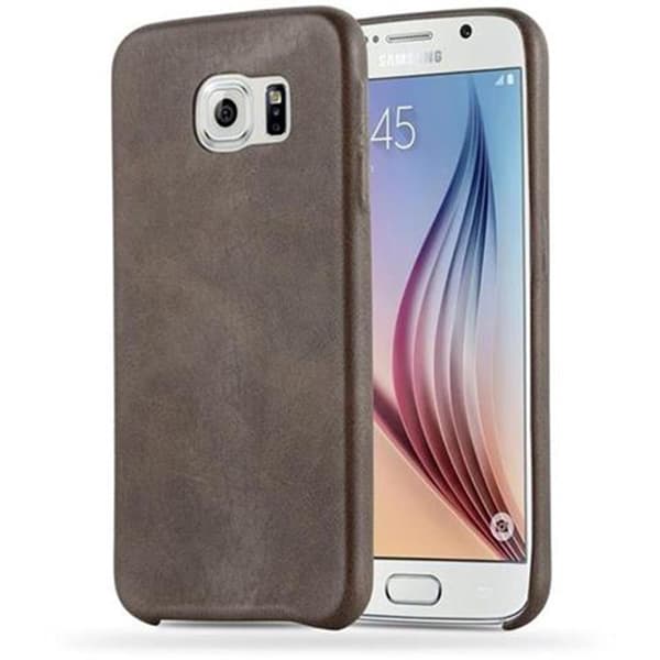 Samsung Galaxy S6 Etui Case Cover () VINTAGE BRUN