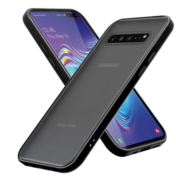 Deksel for Samsung Galaxy S10 4G med TPU-silikon på innsiden og matt plast på baksiden
