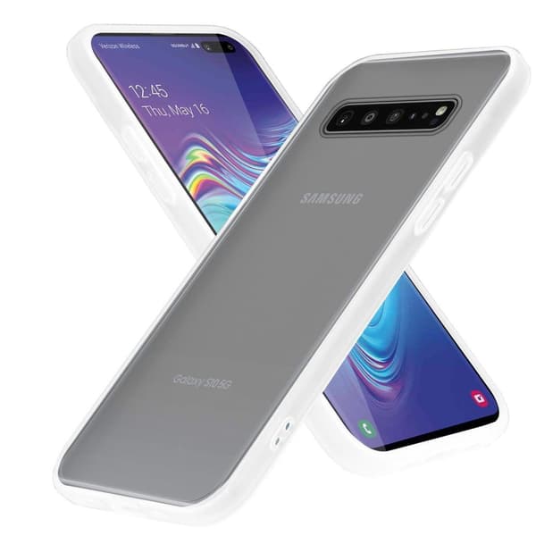 Deksel for Samsung Galaxy S10 4G med TPU-silikon på innsiden og matt plast på baksiden