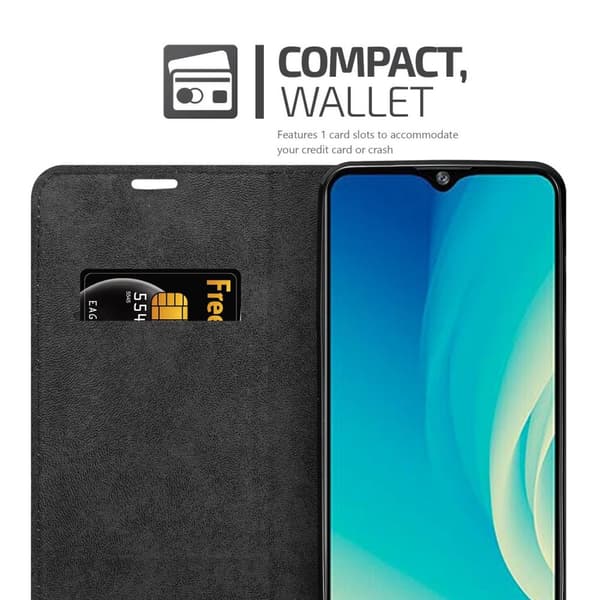 Lommebokdeksel til ZTE Blade A7 2020 Deksel med magnetisk lukking, stativfunksjon og kortlomme