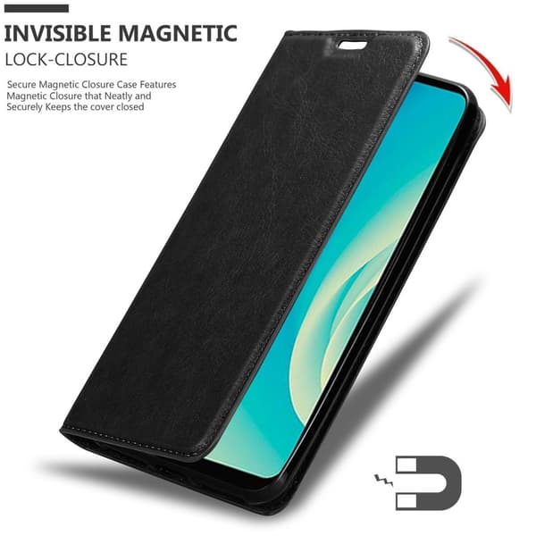 ZTE Blade A7 2020 Fodral Skal Plånboksfodral Case med magnetisk stängning, ståfunktion och kortficka