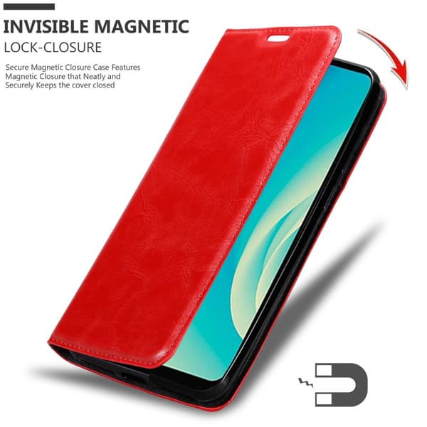 ZTE Blade A7 2020 Fodral Skal Plånboksfodral Case med magnetisk stängning, ståfunktion och kortficka