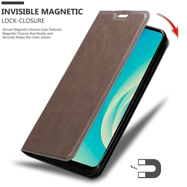 ZTE Blade A7 2020 Fodral Skal Plånboksfodral Case med magnetisk stängning, ståfunktion och kortficka