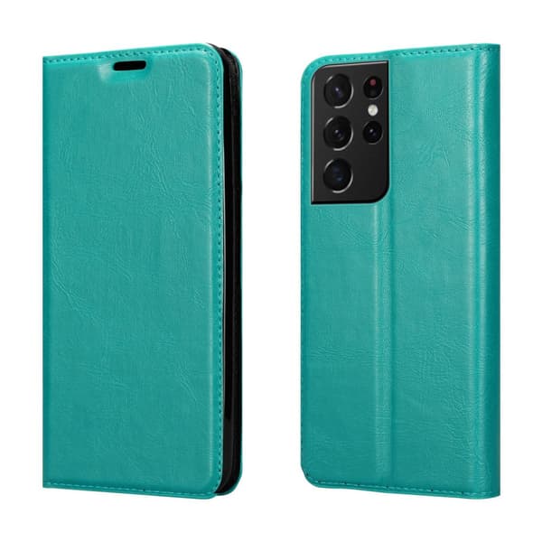 Samsung Galaxy S21 ULTRA Fodral Skal Plånboksfodral Case med magnetisk stängning, ståfunktion och kortficka