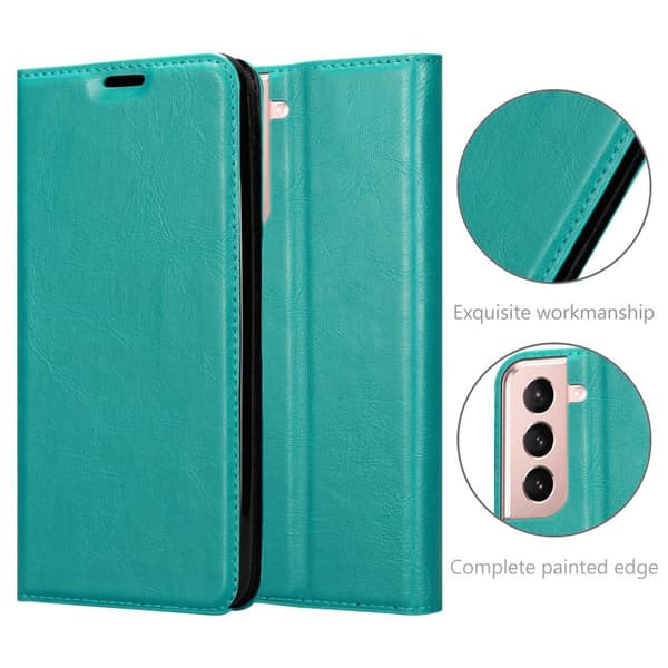 Samsung Galaxy S21 PLUS Fodral Skal Plånboksfodral Case med magnetisk stängning, ståfunktion och kortficka