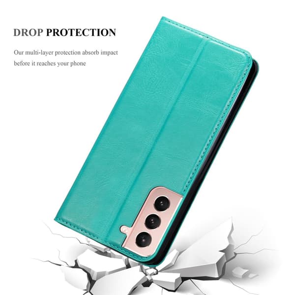 Samsung Galaxy S21 PLUS Fodral Skal Plånboksfodral Case med magnetisk stängning, ståfunktion och kortficka