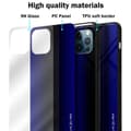 Miniatyrbilde 7 av 7: Deksel til iPhone 12 PRO MAX Stripe optics Silikondeskel laget av TPU-silikon og bakside av herdet glass