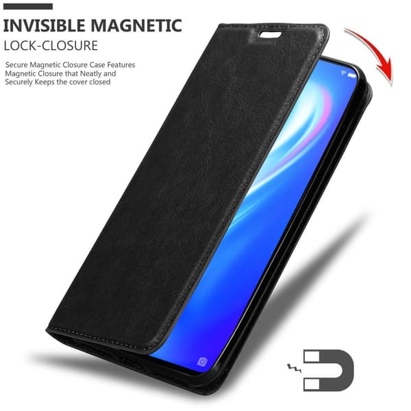 Vivo S1 Fodral Skal Plånboksfodral Case med magnetisk stängning, ståfunktion och kortficka
