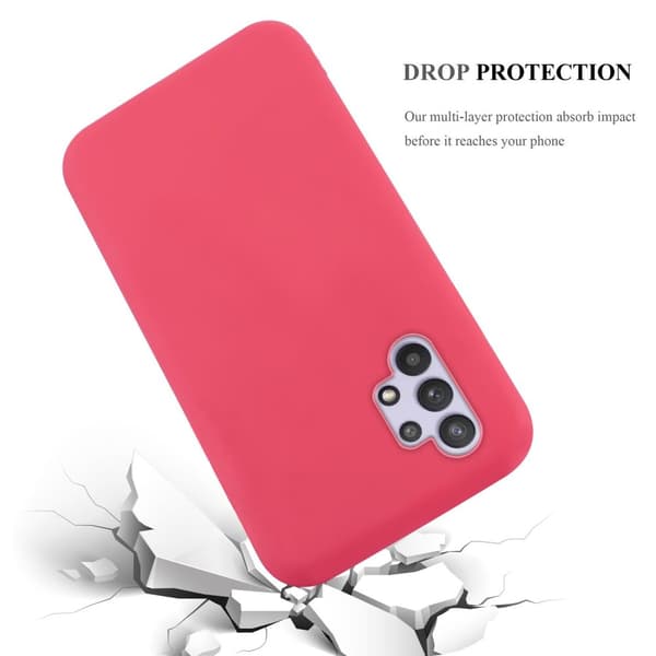 Samsung Galaxy A32 5G Skal Fodral Case Cover Mobilskydd av flexibelt TPU-silikon