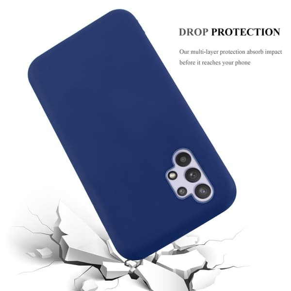 Samsung Galaxy A32 5G Skal Fodral Case Cover Mobilskydd av flexibelt TPU-silikon