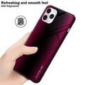 Miniatyrbilde 6 av 7: Deksel til iPhone 11 PRO Stripe optics Silikondeskel laget av TPU-silikon og bakside av herdet glass