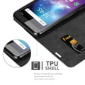 Pikkukuva 4 / 8: ZTE Blade L8 Suojakotelo Suojakuori Lompakkokotelo Matkapuhelinkotelo jossa magneettisuljenta, jalusta-toiminto ja korttitasku