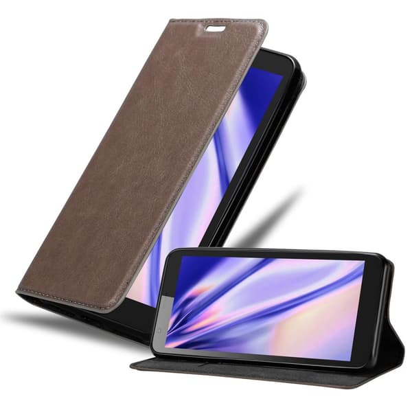 ZTE Blade L8 Suojakotelo Suojakuori Lompakkokotelo Matkapuhelinkotelo jossa magneettisuljenta, jalusta-toiminto ja korttitasku