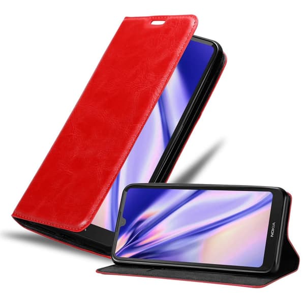 Lommebokdeksel til Nokia 1.3 Deksel med magnetisk lukking, stativfunksjon og kortlomme