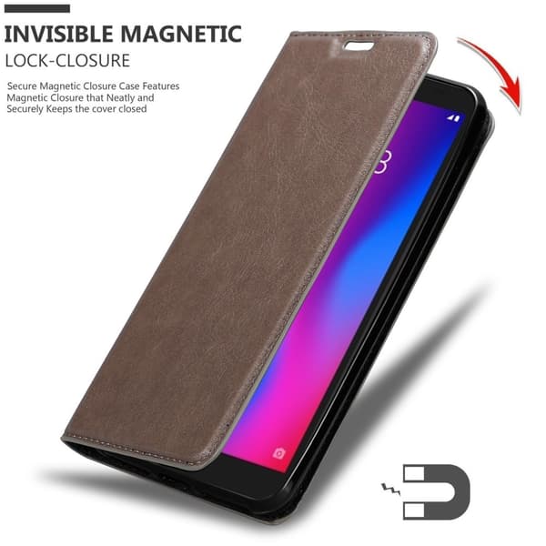 ZTE Blade A3 2020 Fodral Skal Plånboksfodral Case med magnetisk stängning, ståfunktion och kortficka