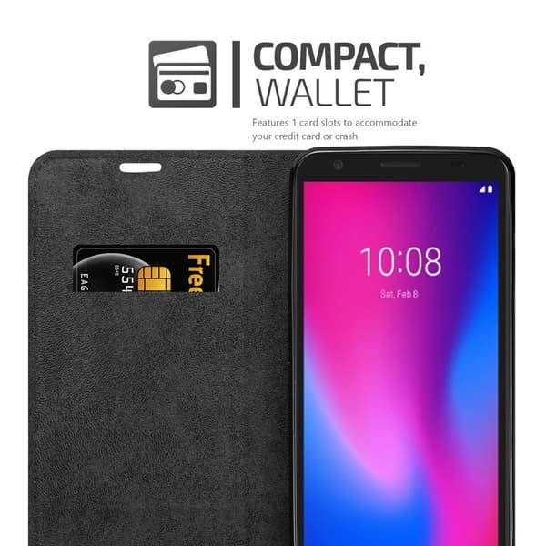 ZTE Blade A3 2020 Fodral Skal Plånboksfodral Case med magnetisk stängning, ståfunktion och kortficka