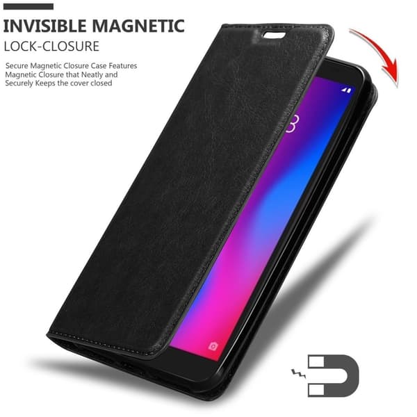 ZTE Blade A3 2020 Fodral Skal Plånboksfodral Case med magnetisk stängning, ståfunktion och kortficka