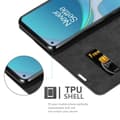 Miniatyrbilde 5 av 9: Lommebokdeksel til OnePlus 8T Deksel med magnetisk lukking, stativfunksjon og kortlomme