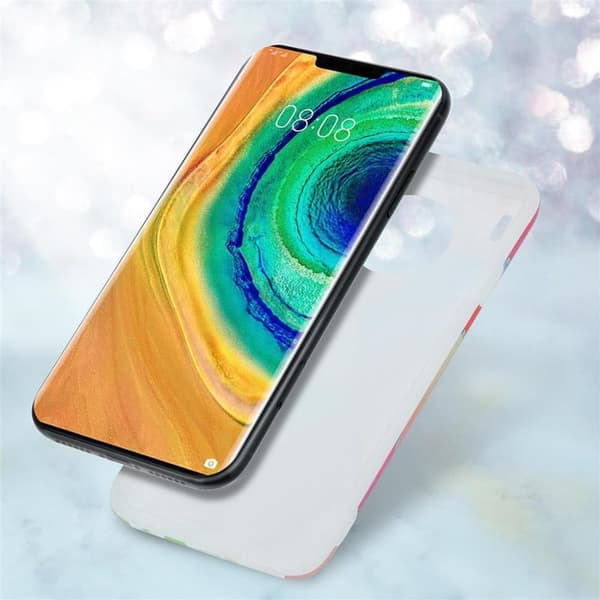 Huawei MATE 30 PRO Suojakotelo Suojakuori valmistettu TPU silikoni kuvio mosaiikki