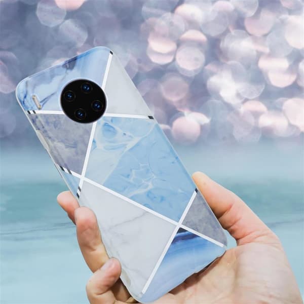 Huawei MATE 30 PRO Suojakotelo Suojakuori valmistettu TPU silikoni kuvio mosaiikki