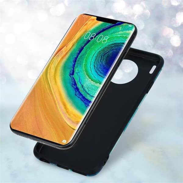 Huawei MATE 30 PRO Suojakotelo Suojakuori valmistettu TPU silikoni kuvio mosaiikki