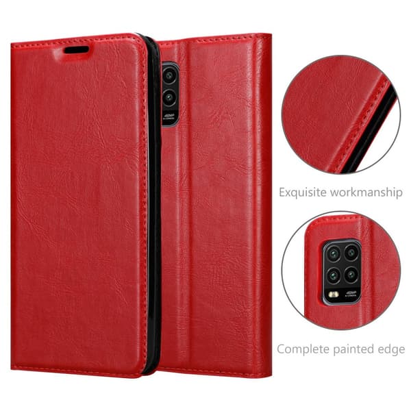 Xiaomi Mi 10 LITE Fodral Skal Plånboksfodral Case med magnetisk stängning, ståfunktion och kortficka