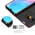 Miniatyrbild 5 av 8: Xiaomi Mi 9 LITE Fodral Skal Plånboksfodral Case med magnetisk stängning, ståfunktion och kortficka