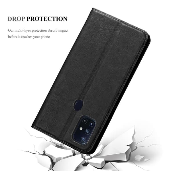 OnePlus Nord N10 5G Fodral Skal Plånboksfodral Case med magnetisk stängning, ståfunktion och kortficka