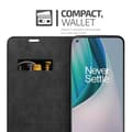 Miniatyrbild 3 av 8: OnePlus Nord N10 5G Fodral Skal Plånboksfodral Case med magnetisk stängning, ståfunktion och kortficka