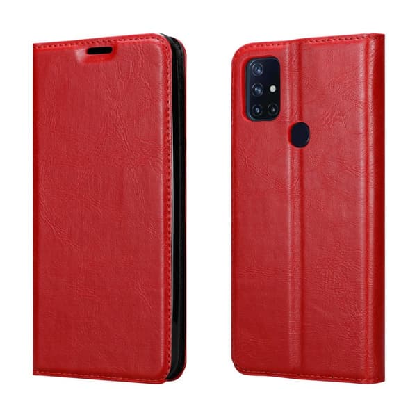 OnePlus Nord N10 5G Fodral Skal Plånboksfodral Case med magnetisk stängning, ståfunktion och kortficka