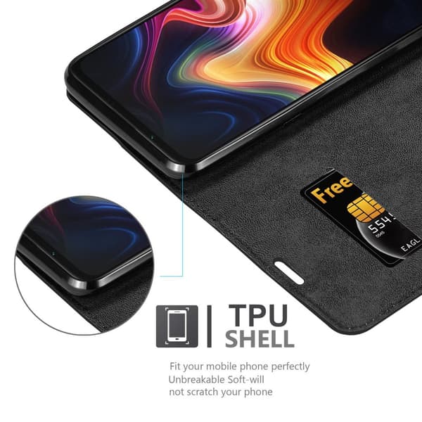 Lommebokdeksel til ZTE Nubia PLAY 5G Deksel med magnetisk lukking, stativfunksjon og kortlomme