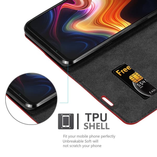 Lommebokdeksel til ZTE Nubia PLAY 5G Deksel med magnetisk lukking, stativfunksjon og kortlomme