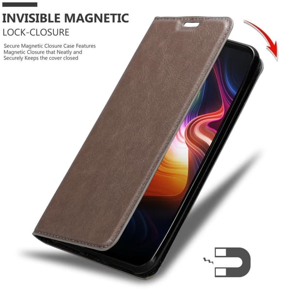 ZTE Nubia PLAY 5G Fodral Skal Plånboksfodral Case med magnetisk stängning, ståfunktion och kortficka