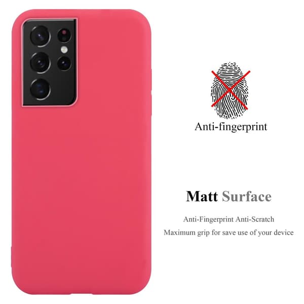 Samsung Galaxy S21 ULTRA Skal Fodral Case Cover Mobilskydd av flexibelt TPU-silikon